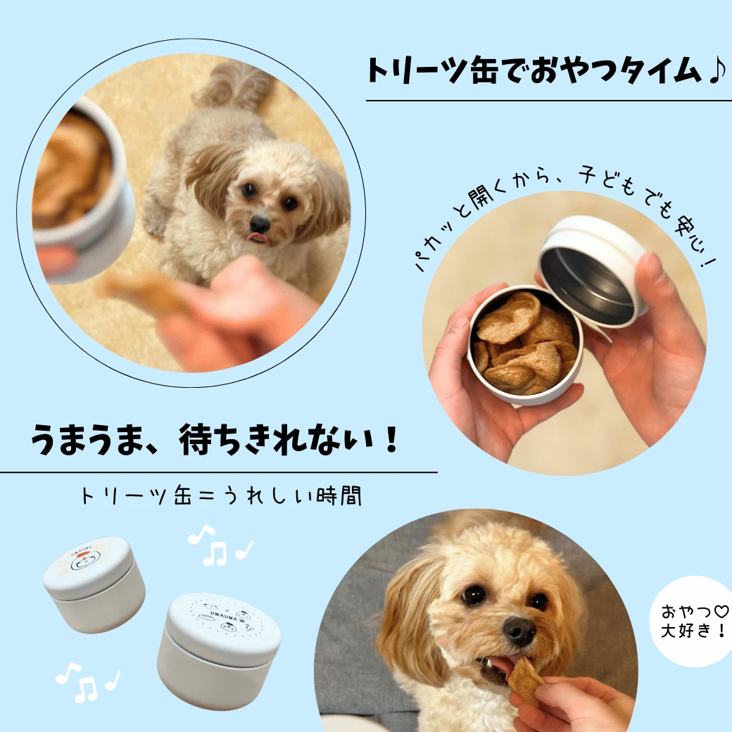 オリジナル トリーツ缶（モノトーン）