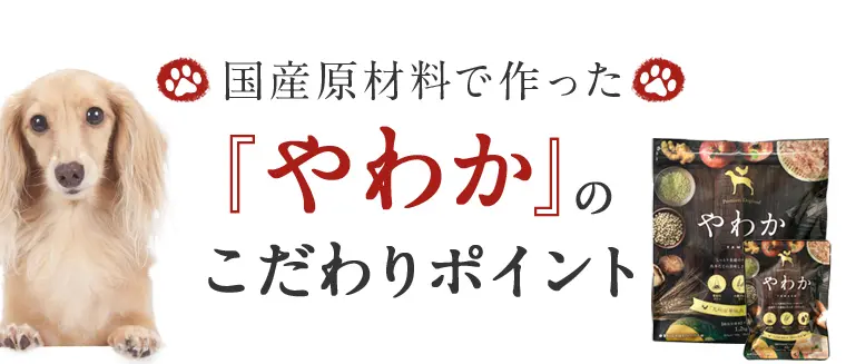 ドッグフードやわかの特徴8