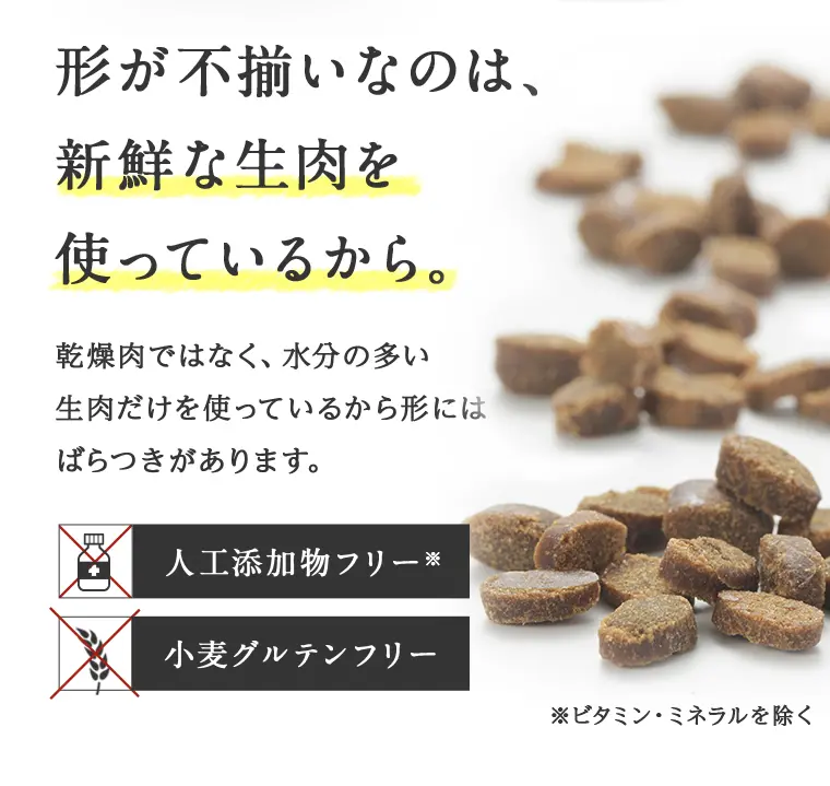 ドッグフードやわかの特徴2